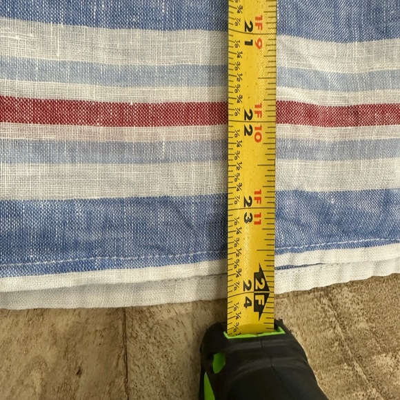 Vineyard Vines | Striped Linen Ruffle Tank | Size S | Made in Italy - Picture 15 of 16